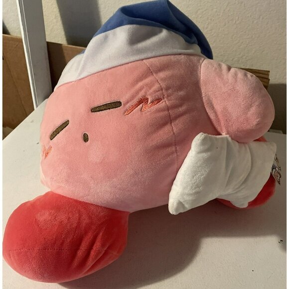 Kirby of the Stars PUPUPU FRIENDS Good night BIG plush doll TAITO 12”